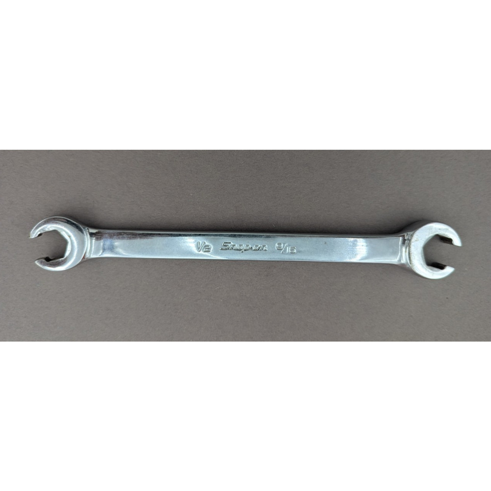 Snap-on SAE 1/2" x 9/16" Double End Flare Nut Wrench RXFS1618A